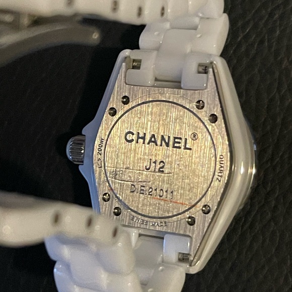 Chanel White Ceramic Watch - Picture 7 of 9